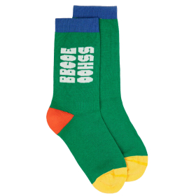 Bobo Choses sokken groen met logoprint