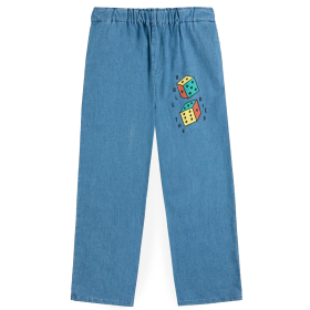 Bobo Choses Spijkerbroek Blauw Dobbelstenen Roll The Dice