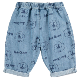 Bobo Choses Spijkerbroek Blauw Pickles The Dog