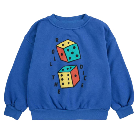 Bobo Choses Sweater Blauw Dobbelstenen Roll The Dice