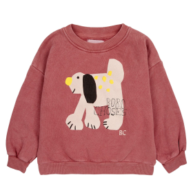 Bobo Choses Sweater Bruin Hond