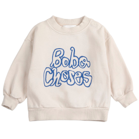 Bobo Choses sweater creme by hand
