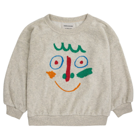 Bobo Choses Sweater Grijs Grazy Mask