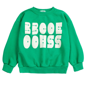 Bobo Choses sweater groen met logoprint
