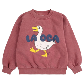 Bobo Choses Sweater Rood/Bruin La Oca