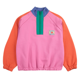 Bobo Choses Sweater Roze/Rood/Paars Rits