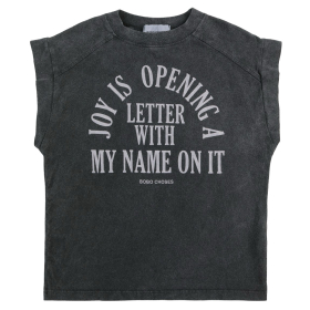 Bobo Choses Tanktop Grijs Joy Is Opening
