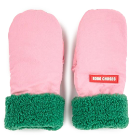 Bobo Choses Wanten Roze/Groen Teddy