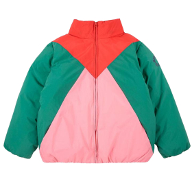 Bobo Choses Winterjas Roze/Groen/Rood