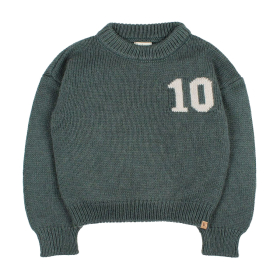 Búho Barcelona Gebreide Trui Groen