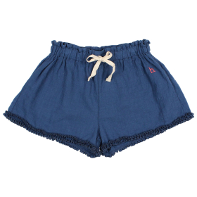 Buho Barcelona korte broek blauw ruffle navy
