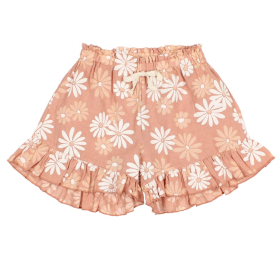 Buho Barcelona Korte Broek Roze Bloemenprint