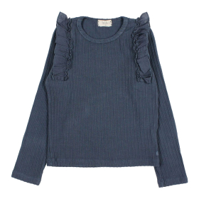 Búho Barcelona Longsleeve Blauw Ruffle