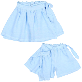 Buho Barcelona Overslag Broekrok Blauw