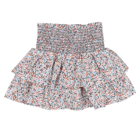 Buho Barcelona Rok Blauw/Roze Bloemenprint