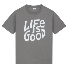 Call Me Frankie T-Shirt Grijs Life Is Good