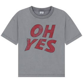 Call Me Frankie T-shirt grijs oh yes