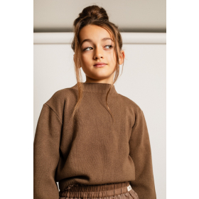 Baje Studio Longsleeve Bruin Cevio Brown Cacao