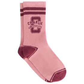 Charlie Petite Sok Roze/Rood Charlie University Phebe