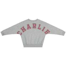 Charlie Petite Sweater Grijs/Rood Charlie