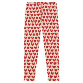 Daily Brat Legging Creme/Rood Hartjes aw