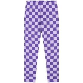 Daily Brat Legging Paars Ruiten