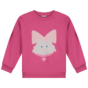 Daily Brat Sweater Roze Kitty Cat