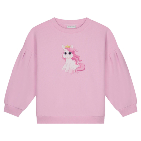 Daily Brat Sweater Roze Paard Starbust