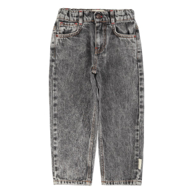 Piupiuchick spijkerbroek grijs met klassieke denim zakken en knoopsluiting