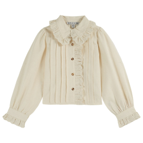 Emile Et Ida Blouse Creme Kant