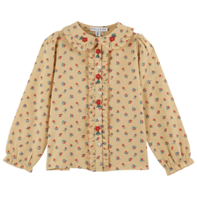 Emile Et Ida Blouse Geel Bloemenprint
