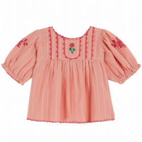 Emile Et Ida Blouse Roze Bloemen