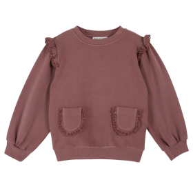 Emile Et Ida Sweater Bruin Ruffle