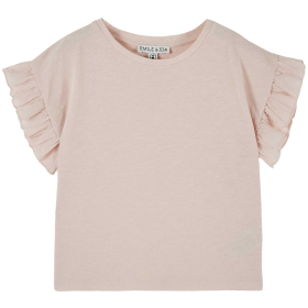 Emile Et Ida T-shirt Roze Ruffle
