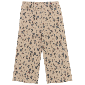 Enfant Broek Wide Beige/Blauw Bloemenprint