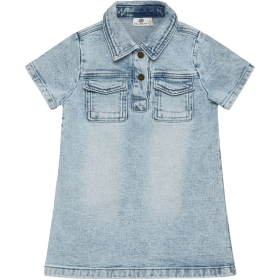 Enfant jurk blauw denim