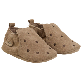 Enfant Slof Bruin Rondjes Pine Bark