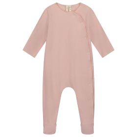 Gray Label boxpak met voetjes roze faded pink van biologisch katoen met asymmetrische drukknoopsluiting