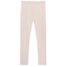 Gray Label legging roze crème strepen faded pink van zacht biologisch katoen met elastische tailleband en fijne pasvorm