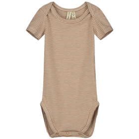 Gray Label Romper Creme/Bruin Strepenprint