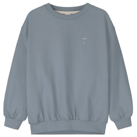 Gray Label Sweater Grijs Stone Grey met zachte grijze kleur, ronde hals, lange mouwen en minimalistische afwerking.