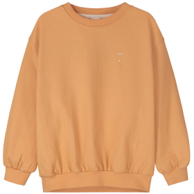 Gray Label Sweater Melon met warme melon kleur, ronde hals, lange mouwen en minimalistische afwerking.