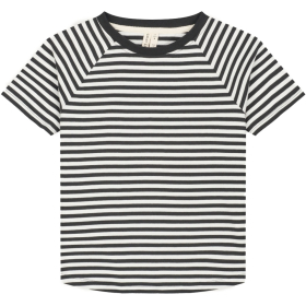 Gray Label T-shirt Creme/Zwart Strepenprint