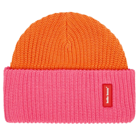 Hello Hossy Muts Oranje/Roze Flow Indie