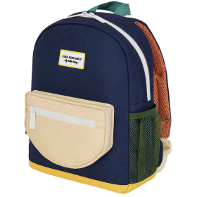 Hello Hossy Rugzak Blauw/Beige/Groen Mini Dark Blue