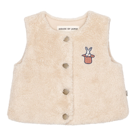 House Of Jamie Bodywarmer Creme Teddy Baby