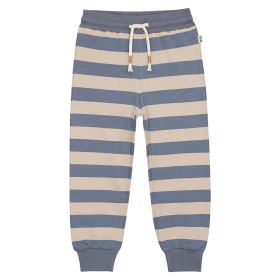 House Of Jamie Joggingbroek Beige/Blauw Strepenprint