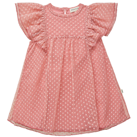 House Of Jamie Jurk Roze Stippen Tule