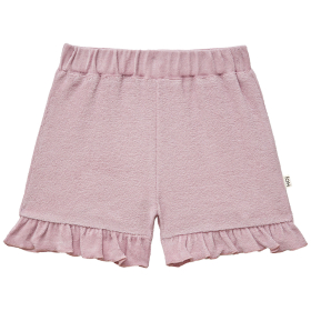 House Of Jamie Korte Broek Paars Ruffle Badstof