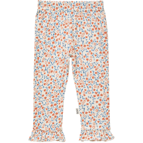 House Of Jamie Legging Creme/Roze/Blauw Bloemen Ruffle